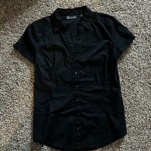 Size XS 7th Avenue New York & Company Black Shirt